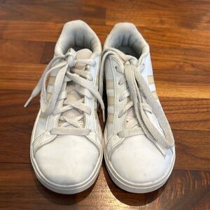 Adidas girls size 1 sneakers